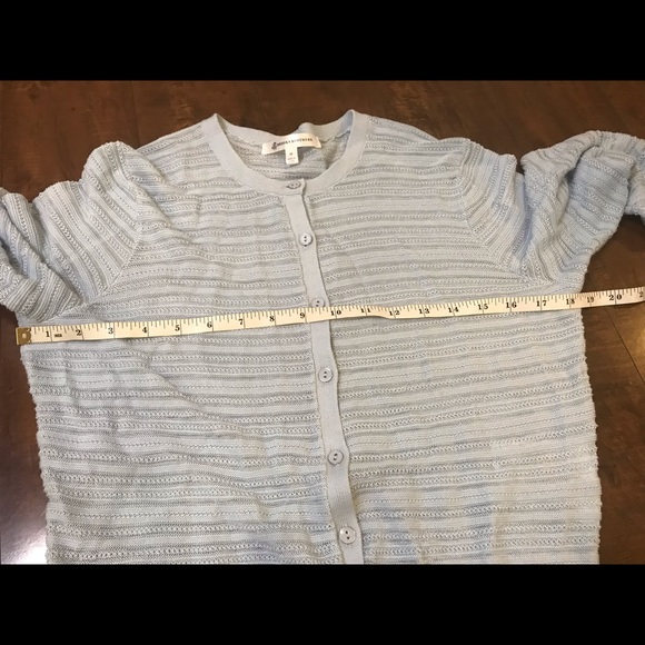 Brooks Brothers Pale Blue Lightweight Button Up Cardigan size Medium - Picture 11 of 12